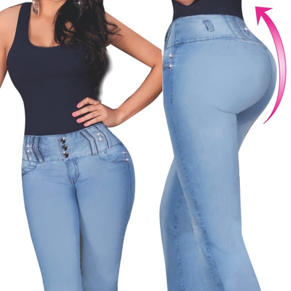 Butt Lifting Jeans-Levanta cola(dark brown skinny) - Picture 8 of 8